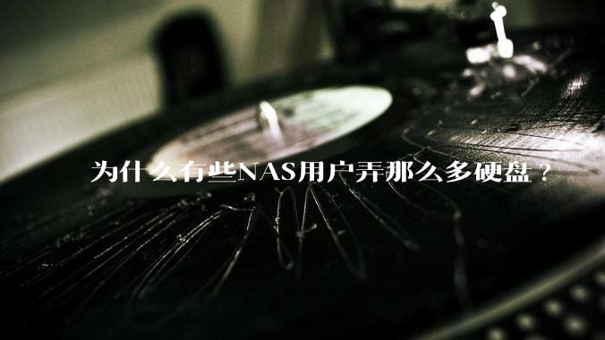 为什么有些NAS用户弄那么多硬盘?